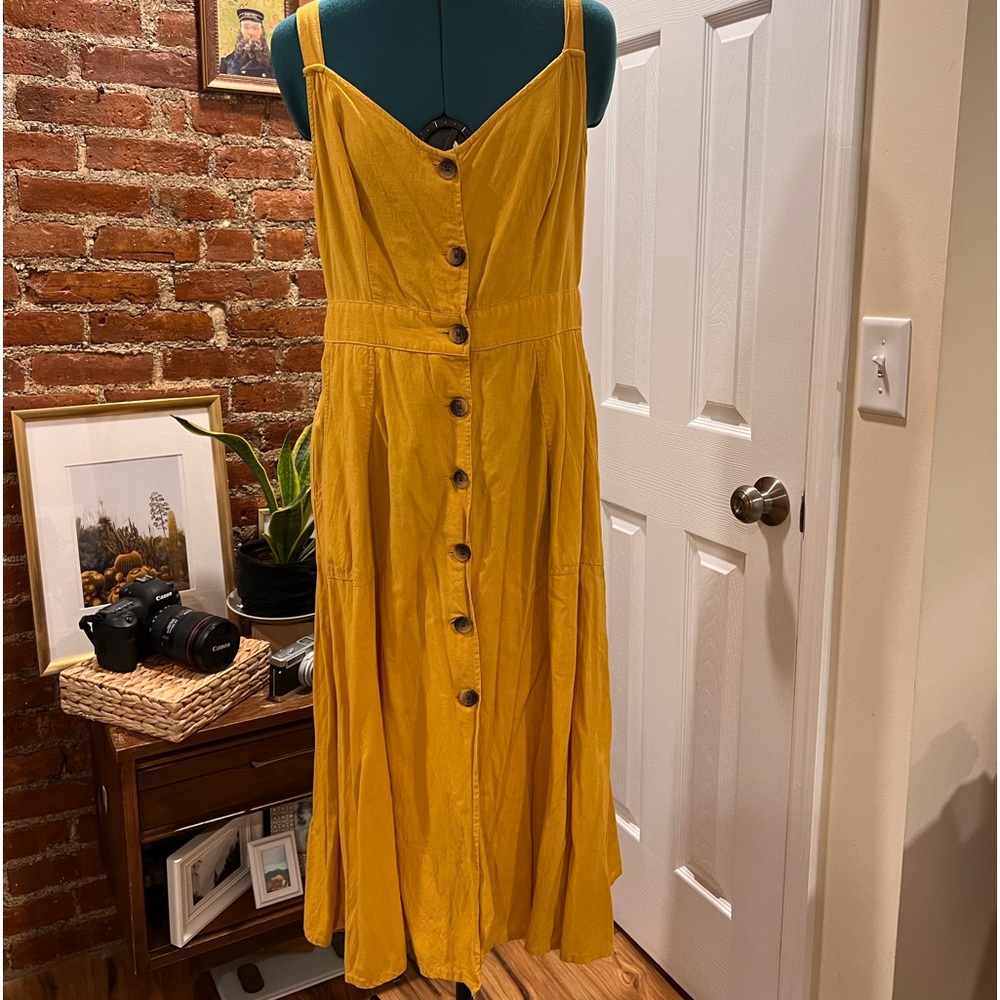 a.n.a Mustard dress